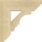 Ekena Millwork Balboa Slat Rough Sawn Bracket, Douglas Fir, 4"W x 16"D x 16"H BKT04X16X16BOA06RDF - alternate 3